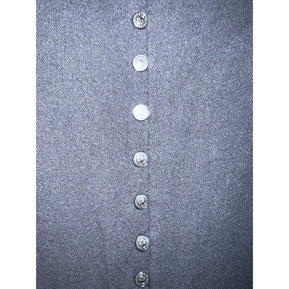 FREE PEOPLE Maribelle Crochet-Inset Mini Dress, Black Sz Small - Picture 9 of 11